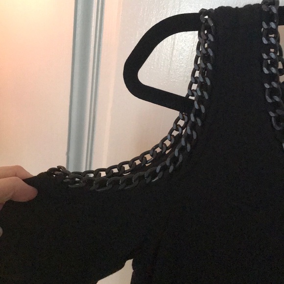 COPY - Black midi dress - Picture 5 of 6